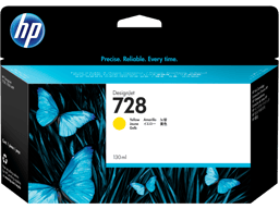 Cartucho de Tinta HP F9J65A 728 Amarillo Original 130ML