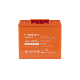 Bateria Linkedpro LK1812FR 12V/18AH/UL/Tecnologia AGM/Para Uso En Equipo Electronico/Alarmas de Intrusion/Incendio/Control de Acceso/Video Vigilancia/Terminale