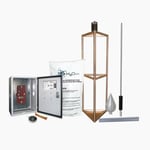 Kit De Pararrayo Con Punta De Diametro De Proteccion 300MTS