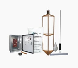 Kit De Pararrayo Con Punta De Diametro De Proteccion 300MTS