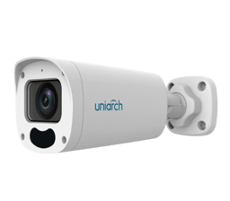 Cámara IP Bullet UNIARCH IPC-B312-APKZ/2 MP/Ultra 265/Lente Motorizado 2.8–12 mm/WDR 120 dB/Micrófono Integrado/IR 50 m/IP67/PoE