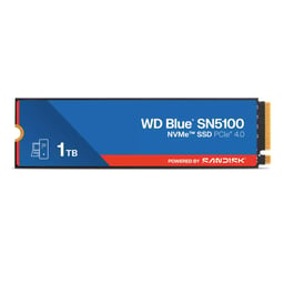 U. Estado Solido SSD M.2 1TB WD By Sandisk WDS100T5B0E / PCI Express 4.0 X4 / 7100 MB/S Lectura / 6700 MB/S Escritura