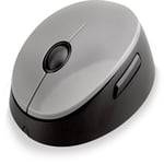 Mouse Inalambrico Ghia GM500G 1600DPI, Color Negro/ Gris