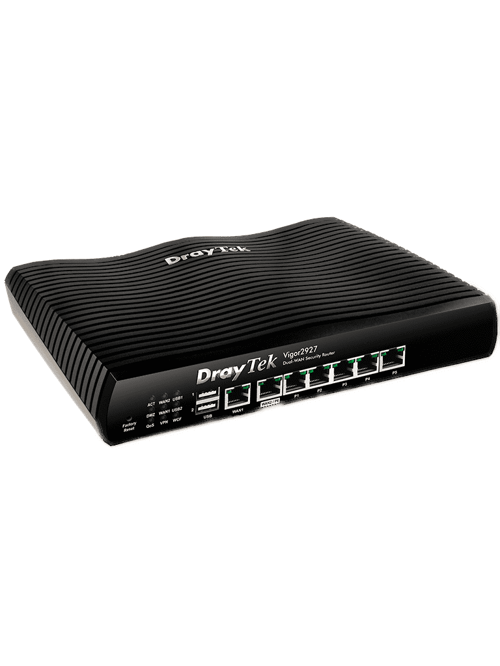Router Multi-Wan Balanceador de Cargas Draytek VIGOR2927 1X GBE RJ-45, WAN/ LAN: 1X GBE RJ-45, 5X GBE RJ-45