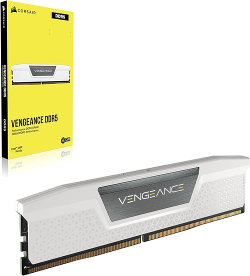 Memoria DDR5 64GB (2X32GB) 5200MHZ Corsair Vengeance Blanco