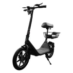 Scooter Eléctrico Vorago SC-400 / Asiento Ajustable 400W/36V / 25Km/h / Máximo 120kg Color Negro