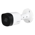 Cámara Bullet Dahua Cooper B2A21 HDCVI 1080P/ 720P/ TVI/ AHD/ CVBS/ LENTE 3.6MM/ SMART IR 20 MTS/ IP67/ apertura lente 93 grados/ metálica
