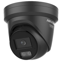 Camara Turret IP Hikvision DS-2CD2347G3-LI2UY(BLACK) 4mpx / Lente 2.8mm / IR 30M + Luz Blanca / 2 Micrófonos Integrados / Exterior IP67 / WDR 130DB / AcuSense 3.0 / Metal / Nema 4x / AcuSearch