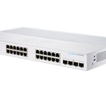 Switch Cisco Business CBS 24 Puertos 10/ 100/ 1000 MBPS Administrable 4 Puertos SFP, CBS350-24T-4G-NA