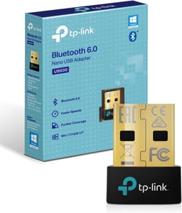 Adaptador Nano USB TP-Link UB600/Bluetooth 6.0/Compatible con Windows 11/10/8.1/7