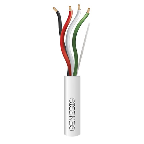 Bobina de 152 MTS de Cable Honeywell 54745501 CALIBRE 16/2 Pares/Color Blanco/Aplicaciones de Alarmas de Intrusion y Automatizacion