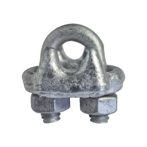 Nudo/ Perro/ Abrazadera Acero Forjado Para Cable de 3/16" Galv. Inmersion En Caliente, NUDO-316-FJG