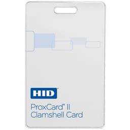 Tarjeta De Proximidad Proxcard II 1326LGS HID Proxcard26 Con Clamshell Gruesa / 5.4X8.6X0.19MM / Pre Programada A 26Bits / Blanco