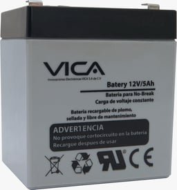 Bateria de Reemplazo VICA 5 AH 12V/5AH, Todo Tipo de No-Break