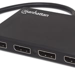Video Splitter Displayport 1 mini DP IN: 4 DP OUT UHD, Manhattan 207744