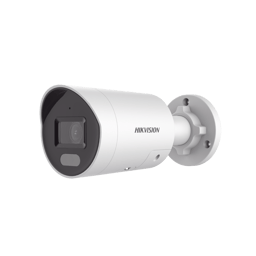 Camara Bala IP Hikvision DS-2CD2047G2H-LIU/SL 4MPX/Lente 2.8 MM/40 MTS IR + 40 MTS Luz Blanca/Microfono Integrado/Exterior IP67/WDR 130DB/Videoanaliticos/AcuSearch/Dual Light + ColorVu