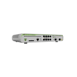 Switch POE + Administrable Centrecom GS970M, Capa 3 de 8 Puertos 10/100/1000 MBPS + 2 SFP Gigabit, 124W, AT-GS970M/10PS-R-10
