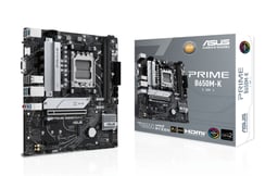 Tarjeta Madre Asus Prime B650M-K Socket AM5/2XDDR5/HDMI/VGA/PCI-E 4.0/Micro Atx