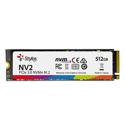 U. Estado Solido SSD M.2 512GB Stylos STMSSDM21B PCI-E 4.0 / Escritura 2500MBs / Lectura 3000MBs