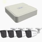 Kit IP Hilook KIP4MP/ 4B 4 Megapixel/ NVR de 4 Canales/ 4 Camaras IP Bala