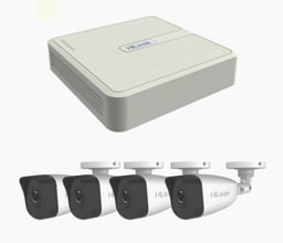 Kit IP Hilook KIP4MP/ 4B 4 Megapixel/ NVR de 4 Canales/ 4 Camaras IP Bala