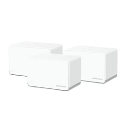Kit de 3 Router Inalambrico Mercusys Halo H70X(3-PACK) 2.4/5GHZ/Doble Banda/WI-FI6 en Malla/Antena Interna/1201MBIT/S