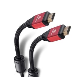Cable HDMI Steren 299-830,4K Tipo Cordon Con Filtros de Ferrita 10M
