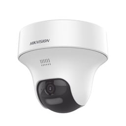 Camara Turret Hikvision DS-2CE70D0T-PTLTS / 2MPX / 3.6mm / 25Mts IR Exir+20Mts Luz Blanca / Micrófono Y Bocina Integrado / Interior / Plástico / DWDR
