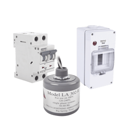 Kit de Centro de Carga para Corriente Alterna Epcom PL16ACA Breaker de Hasta 400VCA de 16 a con Supresor de Picos Transitorios
