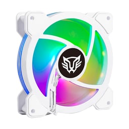 Ventilador Balam Rush BR-937993 Eolox Blaze EX50KW ARGB, 120mm, 1500RPM, color blanco, 3 piezas