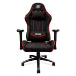 Silla Gaming Vorago Start The Game CGC500-RD, Tela, Reclinable, Negro/Rojo