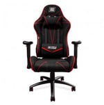 Silla Gaming Vorago Start The Game CGC500-RD, Tela, Reclinable, Negro/Rojo