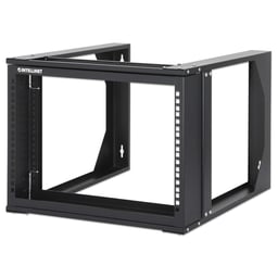Rack Abierto de 19" Intellinet 716178 6U/Para Montaje En Pared/2 Postes/30 KG/FLAT-Pack/Color Negro