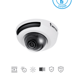 Camara IP Domo Vivotek FD9166-HN, 2MP/ Lente Fijo 2.8MM/ IR Invisibles 10MTS/ WDR Pro/ Microfono Integrado