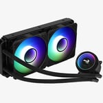 Sistema de Enfriamiento Liquido Aerocool Mirage L240, ARGB, 240MM (2X120MM), 600-1800RPM, 4710562755992