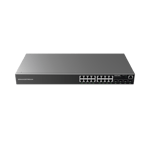Switch Gigabit POE+ Grandstream GWN7802P, Administrable/ 16 Puertos 10/100/1000 MBPS + 4 Puertos SFP Uplink/ 240W