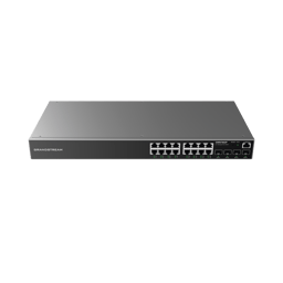 Switch Gigabit POE+ Grandstream GWN7802P, Administrable/ 16 Puertos 10/100/1000 MBPS + 4 Puertos SFP Uplink/ 240W
