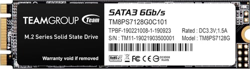 Unidad de Estado Solido SSD M.2 128GB TeamGroup TM8PS7128G0C101 MS30, SATA III