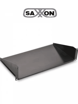 Charola de Misceláneos SAXXON BR10 701402.07 / Rack de 19" / Profundidad de 25.4 cm / 2U / Capacidad de Carga de 22 kg
