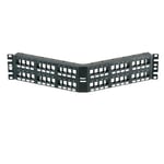 Patch Panel Modular Angulado, 48pts. 2UR Panduit NKPPA48FMY