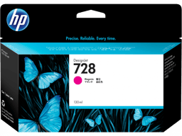 Cartucho de Tinta HP F9J66A 728 Magenta Original 130ML