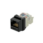 Modulo jack categoría 6, 8 posiciones negro, Panduit NK6TMBL