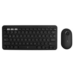 Kit Teclado Y Mouse Inalámbrico Perfect Choice FROYO Bluetooth 1000 DPI Ergonómico NEGRO