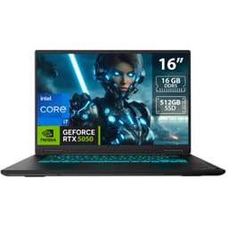 Laptop Gigabyte Gaming A16 16" / CI7-13620H 4.9GHZ / 16GB RAM / 512GB SSD / RTX 5050 GDDR7 8GB / Win 11 Home / Negro / CTHI3LA893PH