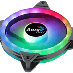 Ventilador Aerocool Duo 12 RGB, 12CM, 1000RPM, 12V, 1.8 W, 6 Pin, 4710562752571