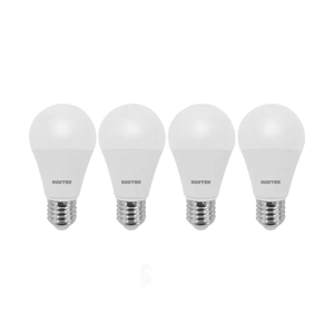 Paquete De 4 Lámparas LED Surtek PLBD14 A19 14W ECO FRIENDLY