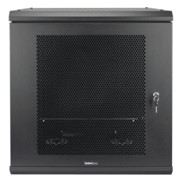 Gabinete de Pared con Puerta Perforada LinkedPro SR-19-12-GN3P/635 mm de Profundidad/12U Rack de 19 in/Acero Reforzado/Negro