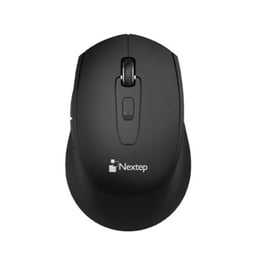Mouse Inalámbrico Nextep NE-410X de 1600 DPI/Con 6 Botones/Batería Incluida/Hasta 10 m/Negro