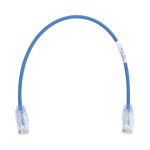 Cable de Parcheo TX6 UTP CAT6 Panduit 28AWG Color Azul 1FT, UTP28SP1BU