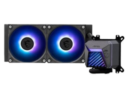 Enfriamiento Liquido MSI MAG CORELIQUID A15 240/2X120MM/2200RPM/ARGB/Color Negro